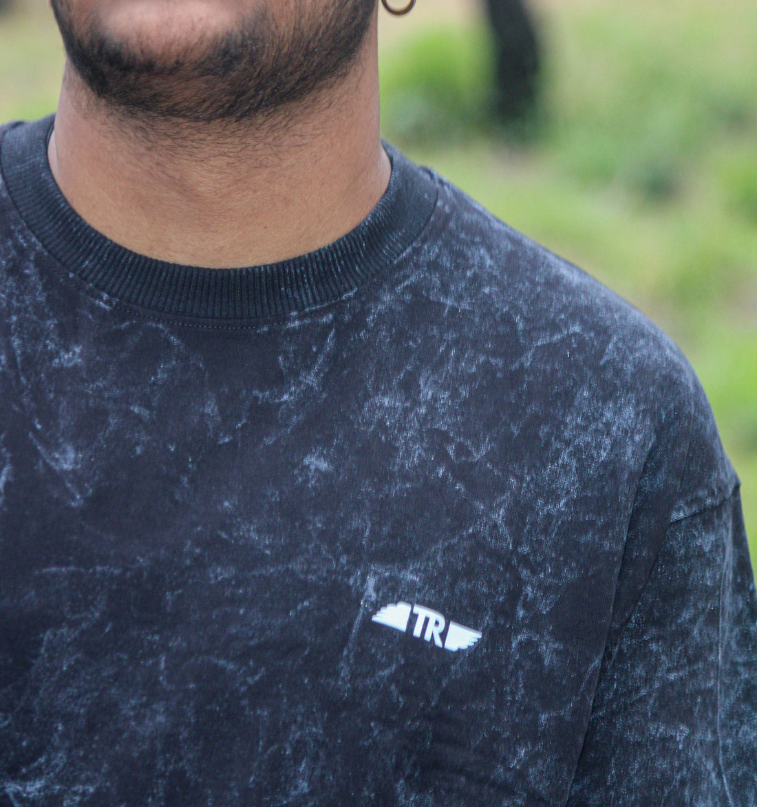 Premium Oversized Acid Wash Tshirt Black [UNISEX]