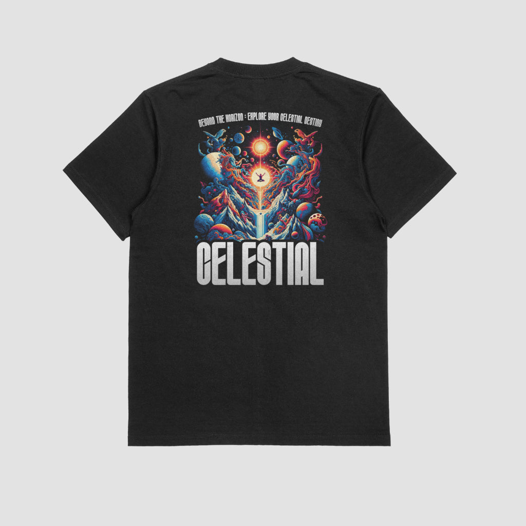 Celestial Oversized Tshirt Black