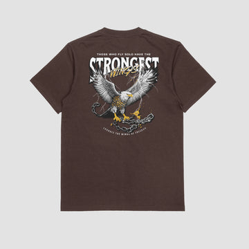 Strongest Wings Oversize Tshirt Brown [UNISEX]