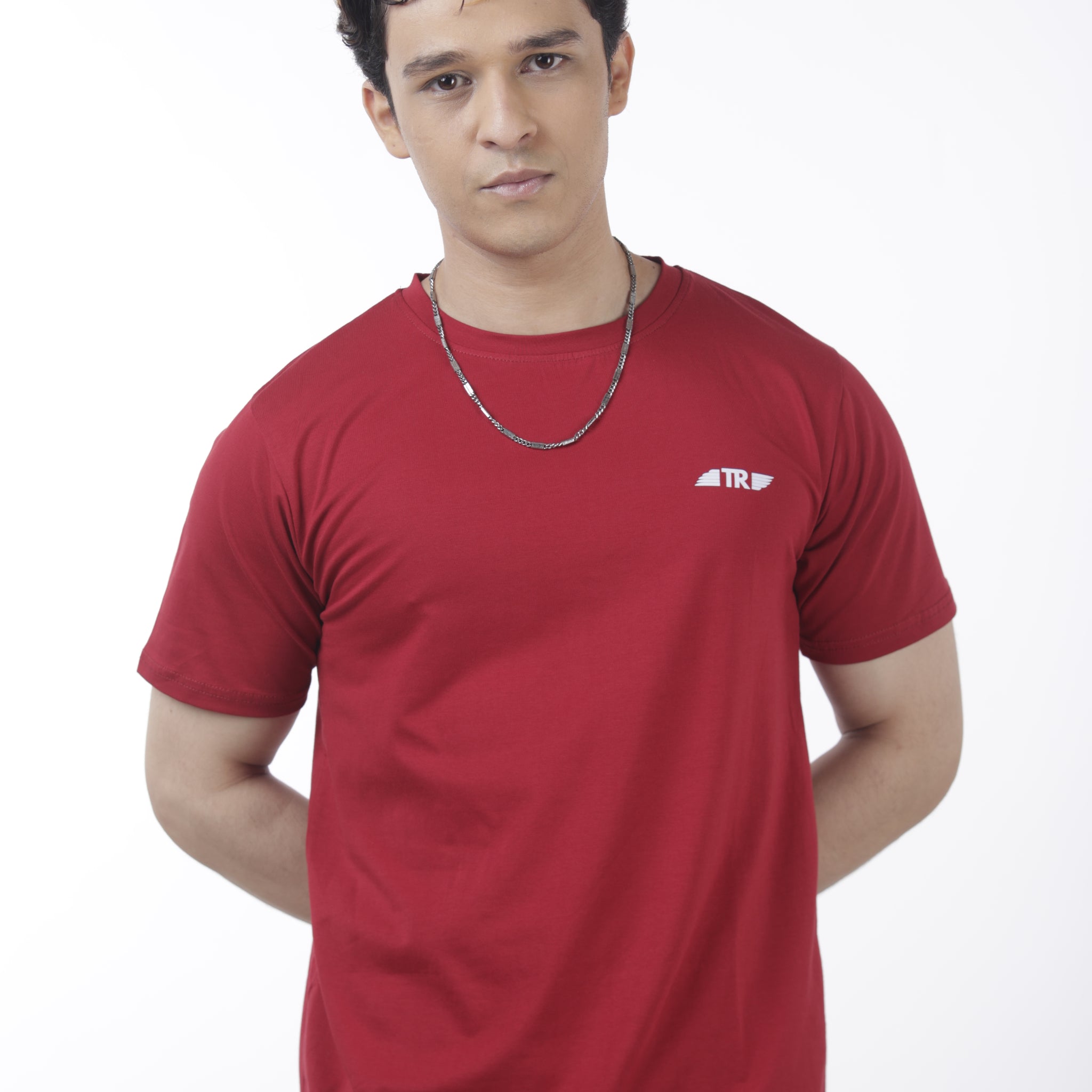 Basic Solid Tshirt  Maroon Unisex (REGULAR FIT)