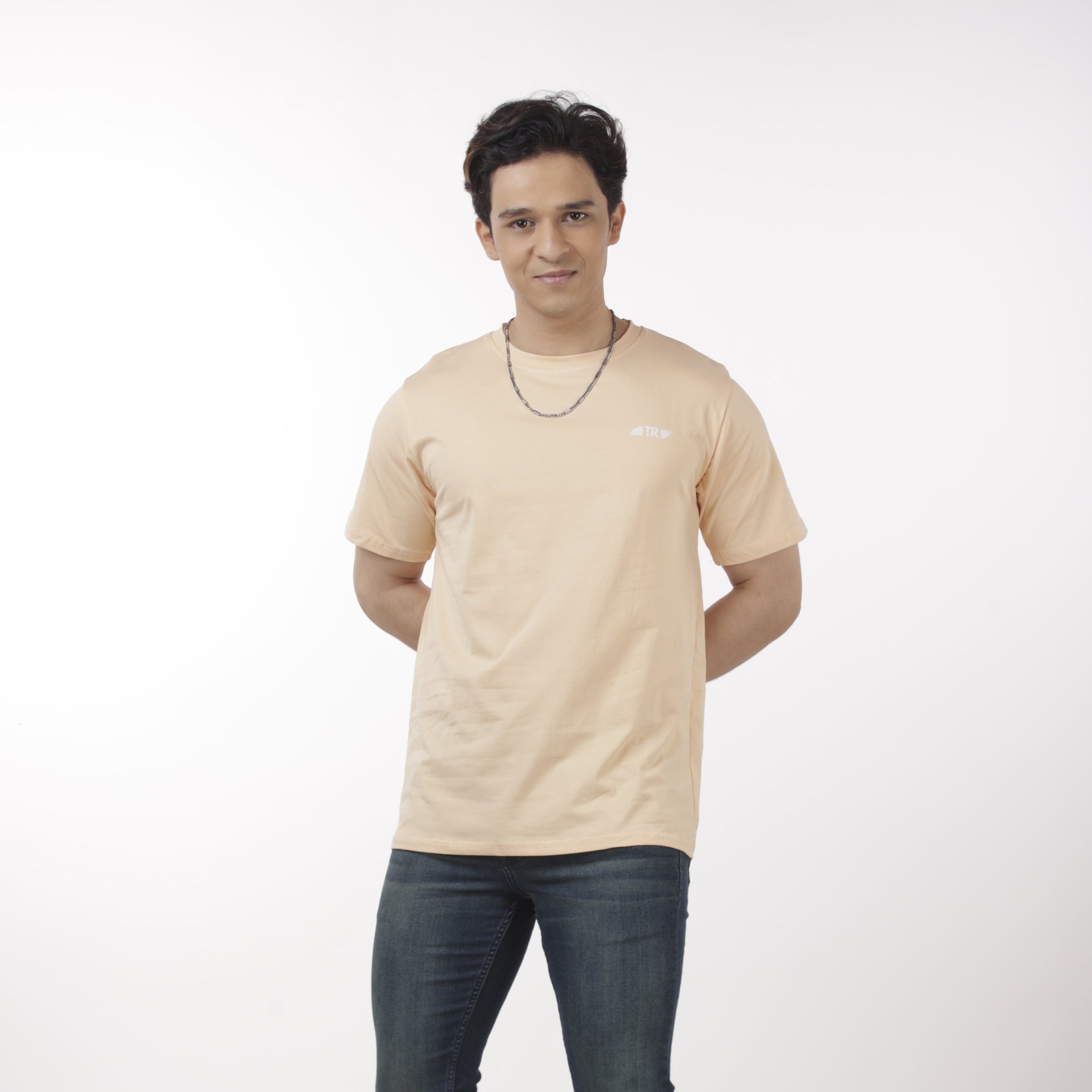 Basic Solid Tshirt - Biege