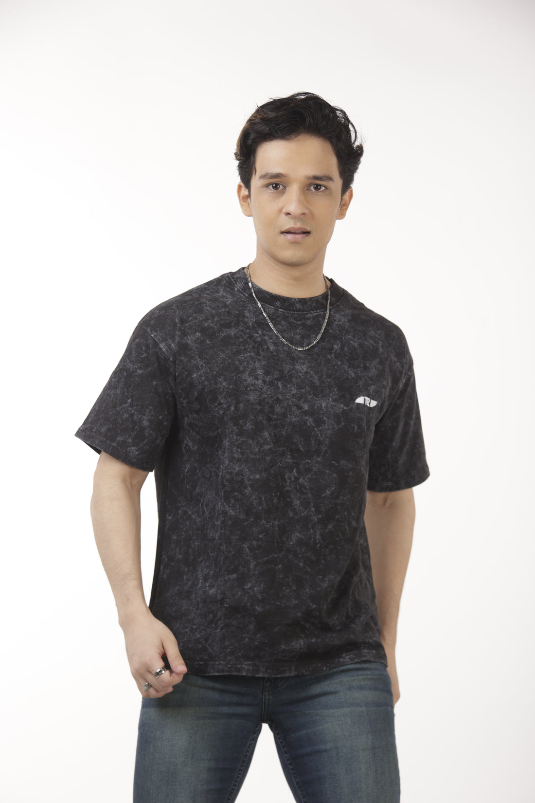 Premium Oversized Acid Wash Tshirt Black [UNISEX]