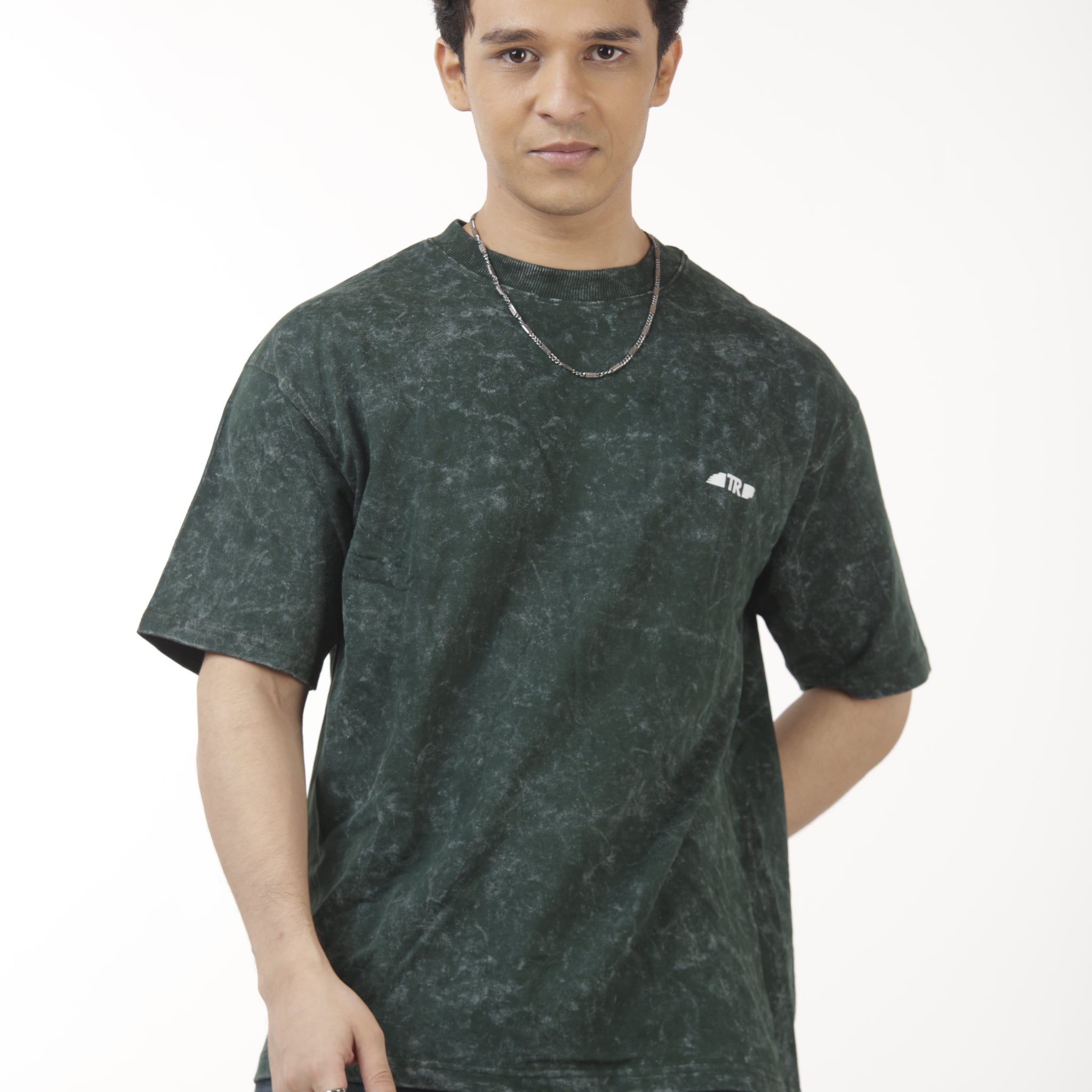 Premium Oversized Acid Wash Tshirt Green [UNISEX]