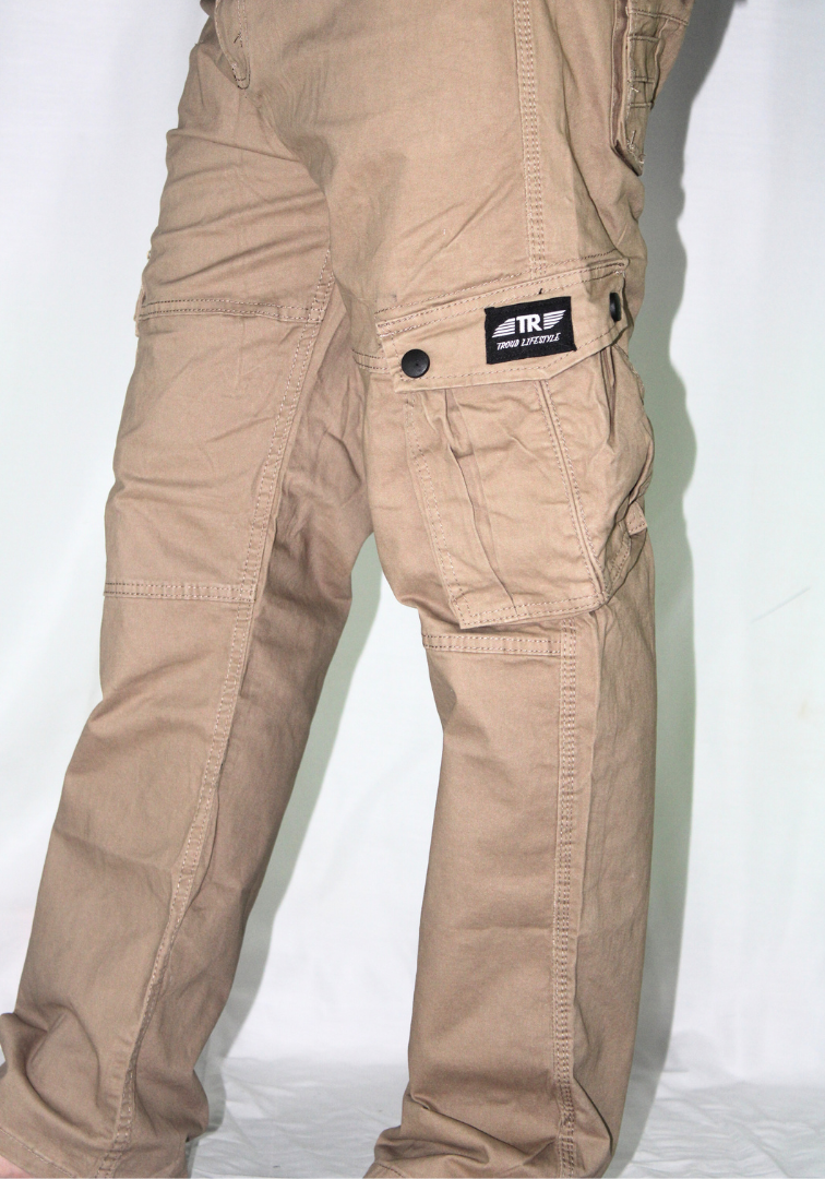 Premium Brown Heavy Fabric Cargo Pants Men [BROWN CARGO PANT]