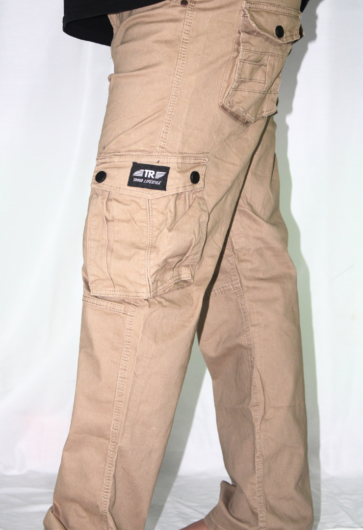 Premium Brown Heavy Fabric Cargo Pants Men [BROWN CARGO PANT]